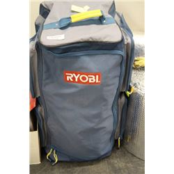 RYOBI 4 MAN TENT INCLUDES CARRYING BAG WITH WHEELS