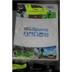 SET OF 5 WII GAMES ALL IN CASES