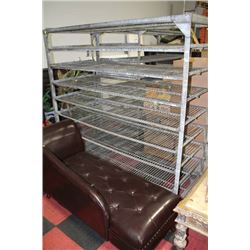 9-SHELF COMMERCIAL RACKS