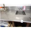 Image 2 : 10' S/S Equipment Stand w/Sink & Storage