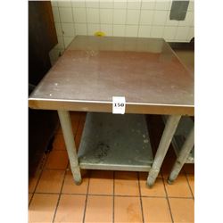 3' S/S Equipment Stand w/Undershelf