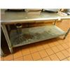 Image 1 : 5' S/S Equipment Stand w/Undershelf