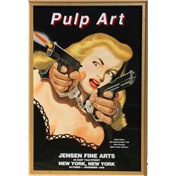 Rafael Desoto, Pulp Art: New Detective 1946, Silkscreen Poster