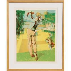 Jim Jonson, Golf Swing, Lithograph