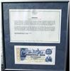 Image 2 : Lot of 10 Framed US Bank Notes, Various States Intaglio Etchings