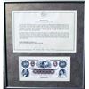 Image 3 : Lot of 10 Framed US Bank Notes, Various States Intaglio Etchings