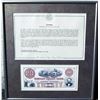 Image 8 : Lot of 10 Framed US Bank Notes, Various States Intaglio Etchings