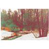 Image 1 : Max Epstein, Forest with Creek, Serigraph