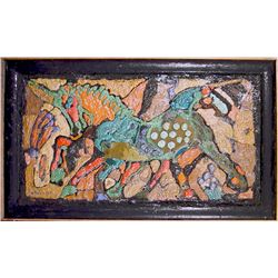Alexander Raymond Katz, Unicorn, Stypol and Polymer Mixed Media