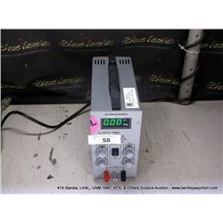 BEL MERIT PS 501 DC POWER SUPPLY (print sequence:) NO#