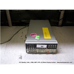 HP 8116A PULSE/ FUNCTION SWITCH GENERATOR (print sequence:) 65780