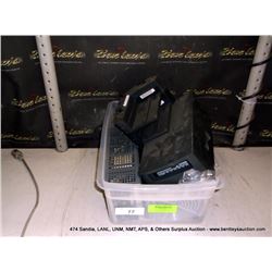 BIN: ASSORTED ELECTRONICS – POWER SUPPLIES (print sequence:) 65832