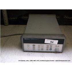 HP 34970A DATA ACQUISITION/ SWITCH UNIT (print sequence:) 65871