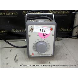 VARIAC W5MT3 AUTO TRANSFORMER (print sequence:) 65708