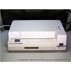 GBC BATES ELECTRIC PUNCH & STAPLER (print sequence:) NO#