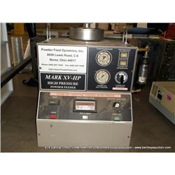 PFD INC MARK XV-HP HIGH PRESSURE POWDER FEEDER (print sequence:) 65907