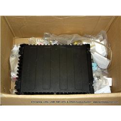 BOX: QUAL COMM RECEIVER & ASSORTED CONNECTORS (print sequence:) 65932