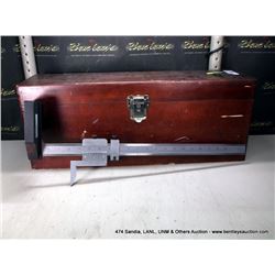 LUFKIN VERNIER HEIGHT GAGE WITH CASE (print sequence:) 244