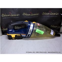 RYOBI P712 VACUUM WITH 18 VOLT BATTERY (print sequence:) 66231