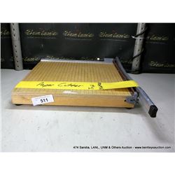 TRIMMER PAPER CUTTER (print sequence:) NO#-316420