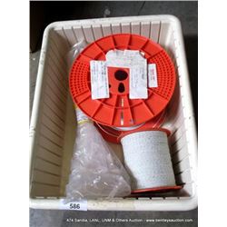 WHITE POLY TUB: SPOOLS-WIRE (print sequence:) 66143-306985