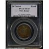 Image 1 : (1670-75) FARTH St. Patrick Farthing VF35 PCGS.