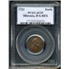 Image 1 : 1723 FARTH Hibernia Farthing, D:G:REX AU55 PCGS.