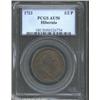 Image 1 : 1723 1/2P Hibernia Halfpenny AU50 PCGS.