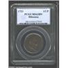 Image 1 : 1723 1/2P Hibernia Halfpenny MS63 Brown PCGS.