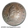 Image 1 : 1773 1/2P Virginia Halfpenny, Period MS66 Brown NGC.