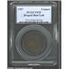 Image 1 : 1787 COPPER Connecticut Copper, Draped Bust Left VF25 PCGS.