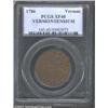 Image 1 : 1786 COPPER Vermont Copper, VERMONTENSIUM XF40 PCGS.