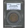 Image 1 : 1783 1C Washington &amp; Independence Cent, Draped Bust, Copper Restrike, Engrailed Edge PR65 Red