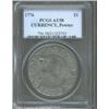 Image 3 : 1776 $1 Continental Dollar, CURRENCY, Pewter AU58 PCGS.