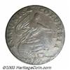 Image 1 : 1787 PIECE Immunis Columbia Piece, Eagle Reverse XF40 Uncertified.