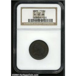 1809 1/2 C XF45 NGC.