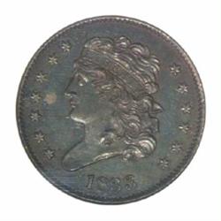 1833 1/2 C PR64 Brown NGC.