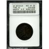 Image 3 : 1793 1C Wreath Cent--Vine and Bars--Burnished--ANACS. VF Details, Net VF20.
