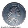 Image 1 : 1793 1C Wreath Cent--Vine and Bars--Corroded--ANACS. VF Details, Net VF20.