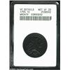 Image 3 : 1793 1C Wreath Cent--Vine and Bars--Corroded--ANACS. VF Details, Net VF20.
