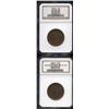 Image 1 : 1855 Upright 55 MS62 Brown NGC,