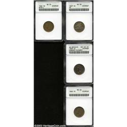 1864 L AU55 ANACS,
