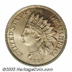1860 1C MS66 PCGS.