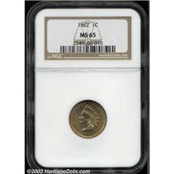 1862 1C MS65 NGC.