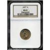 Image 1 : 1862 1C MS65 NGC.