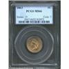 Image 3 : 1863 1C MS66 PCGS.