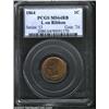 Image 1 : 1864 1C L On Ribbon MS64 Red and Brown PCGS.