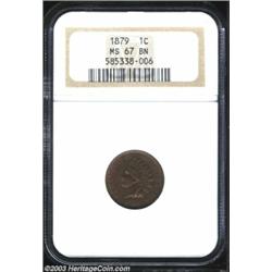 1879 1C MS67 Brown NGC.
