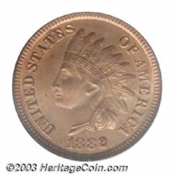 1882 1C MS66 Red NGC.