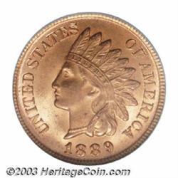 1889 1C MS65 Red PCGS.